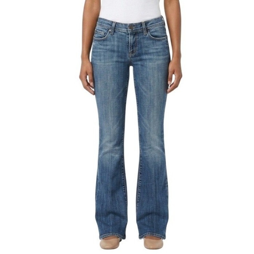 Citizens of Humanity Ingrid Flare Jeans Womens 30 Blue Low Rise Stretch 002